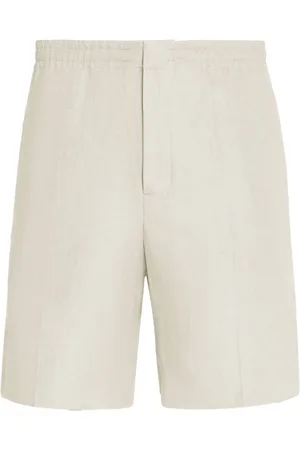 Ermenegildo Zegna Oasi Lino shorts i hør