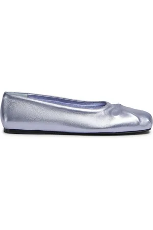 Marni Metalliske Little Bow ballerinaer