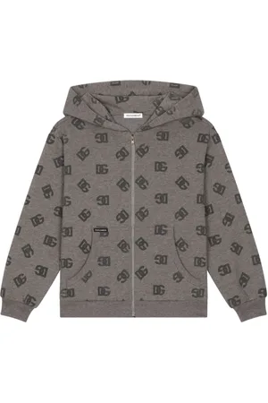 Dolce & Gabbana Hættetrøje med monogram-logo og lynlås