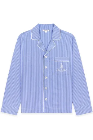 Sporty & Rich Stribet Vendome pyjamasskjorte
