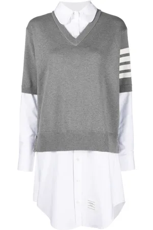 Thom Browne Kjole med stribedetalje