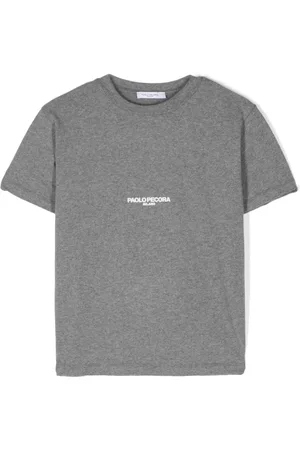 Paolo Pecora T-shirt med logo-applikation