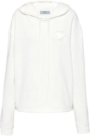 Prada Hættetrøje med trekantet logo