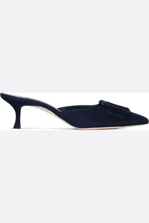 Manolo Blahnik 50 mm Maysale mules