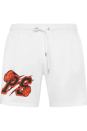 Philipp Plein Badeshorts med logotryk