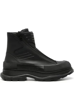 Alexander McQueen Tread Slick 45mm støvler i læder