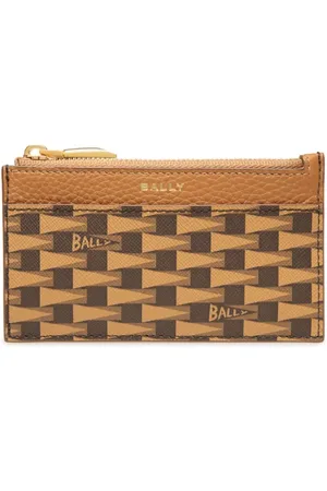 Bally Pennant kortholder med monogram-mønster