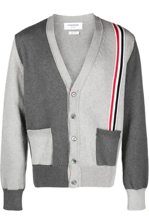 Thom Browne Funmix cardigan med V-hals
