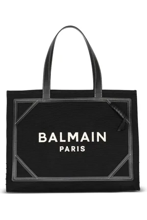 Balmain B-Army 42 tote i kanvas