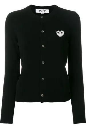 Comme des Garçons Cardigan med hjerte-logo