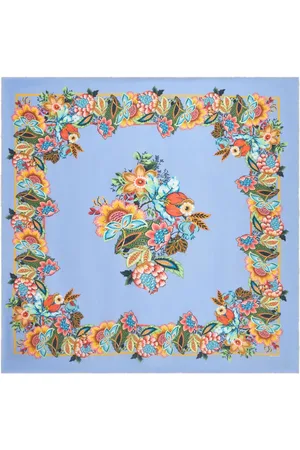 Etro Tørklæde i bandana-bouquet-jacquard