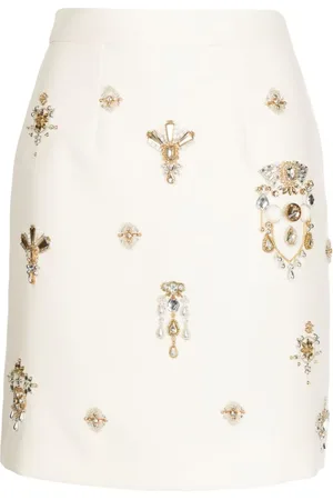 Zuhair Murad Kort nederdel med juveludsmykning