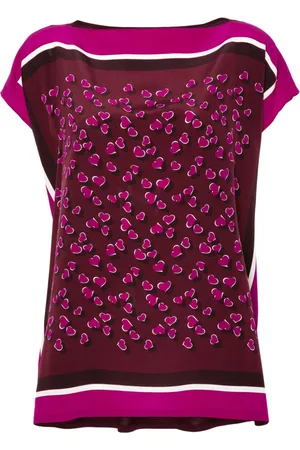 Gucci Silkebluse med hjertetryk