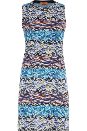 Missoni Kort stribet kjole
