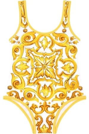 Dolce & Gabbana Badedragt med Majolica-tryk