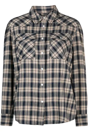 Woolrich Skotskternet skjorte med lange ærmer