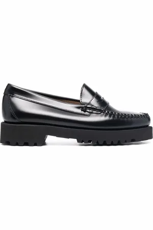 G.H. Bass Skinnende loafers i læder