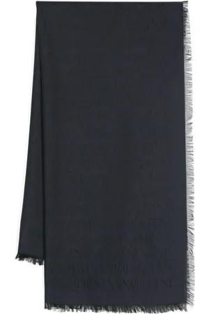 Saint Laurent Tørklæde i jacquard med logo