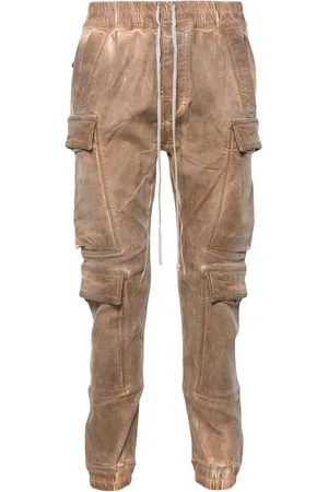 Rick Owens Mastodon Megacargo jeans med mellemhøj talje og smal pasform