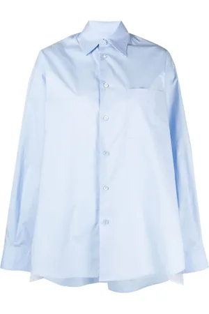 Maison Margiela Skjorte med nålestribet panel