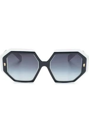 CUTLER & GROSS 9324 solbriller med geometrisk stel