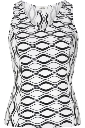 AMIR SLAMA Tanktop med grafisk tryk