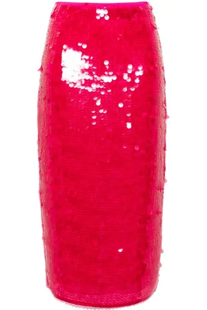 Patrizia Pepe Midi pencil-nederdel med pailletter