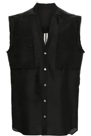 Rick Owens Vest med rå detalje