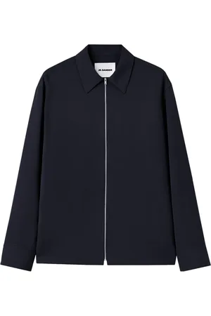 Jil Sander Sweatshirt i uld med lynlås