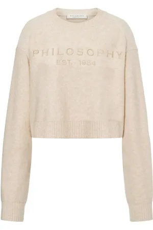 Serafini Cropped trøje med broderet logo