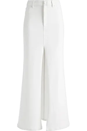 ALICE+OLIVIA Rye nederdel med A-snit og slids