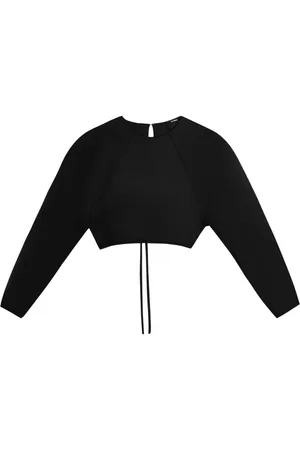 Axel Arigato Demi satin-croptop
