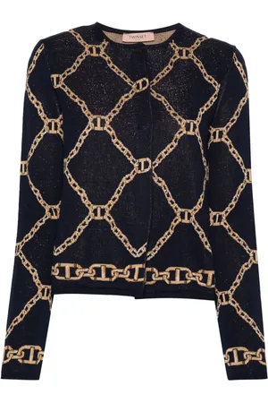 Twin-Set Cardigan med kædemotiv
