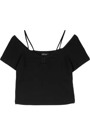 tout a coup Ribbet croptop med rynkedetalje