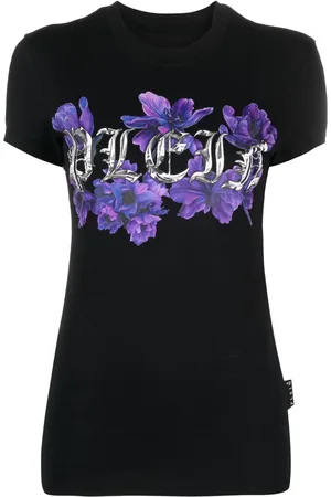 Philipp Plein Kortærmet T-shirt med logotryk