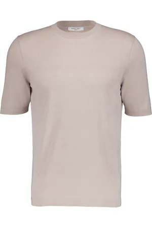Boglioli T-shirt i silkeblanding med rund hals