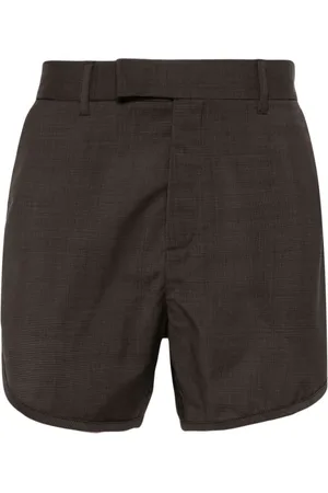 MARTINE ROSE Skræddersyede shorts med houndstooth-mønster