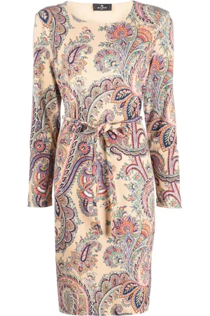Etro Skjortekjole med paisley-tryk