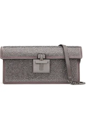 Oscar de la Renta Alibi Cube krystaludsmykket taske
