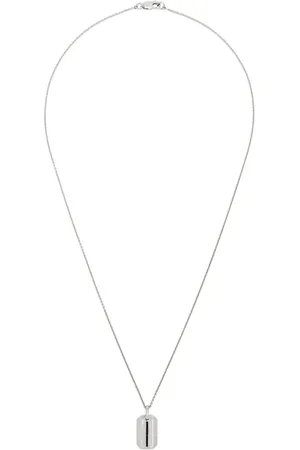 Missoma Onyx black tag-pendant necklace