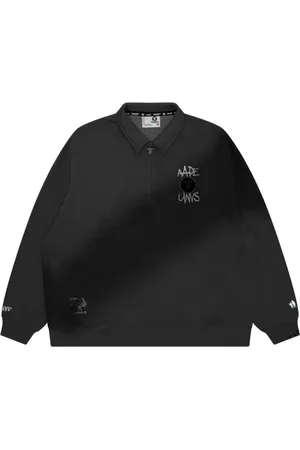 A Bathing Ape Broderet skjorte med lange ærmer
