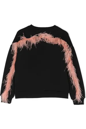 Le pandorine T-shirt med fjerdetalje