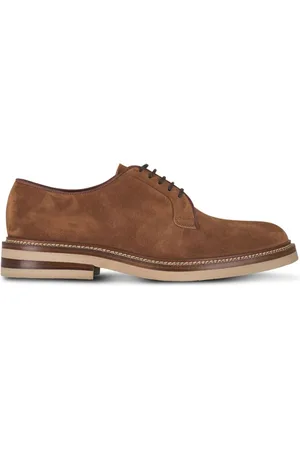 Brunello Cucinelli Derby-sko i ruskind