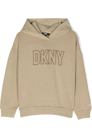 DKNY Hættetrøje i fransk-frotté med logotryk