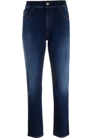 Emporio Armani Smalle jeans med broderet logo