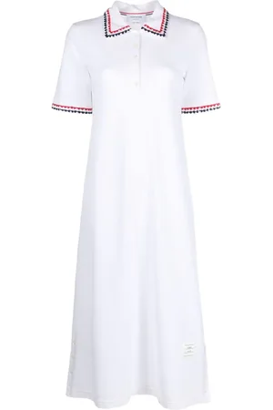 Thom Browne Polo-kjole med RWB-detalje