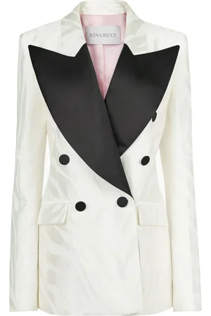 Nina Ricci Oversize blazer i zebra-jacquard