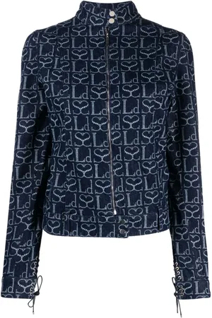 Ludovic De Saint Sernin Denimjakke med monogramtryk
