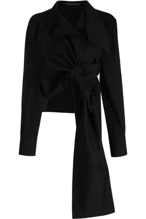 YOHJI YAMAMOTO Jakke med samledetalje