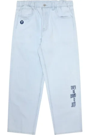 A Bathing Ape Jeans med brede ben og mellemhøj talje